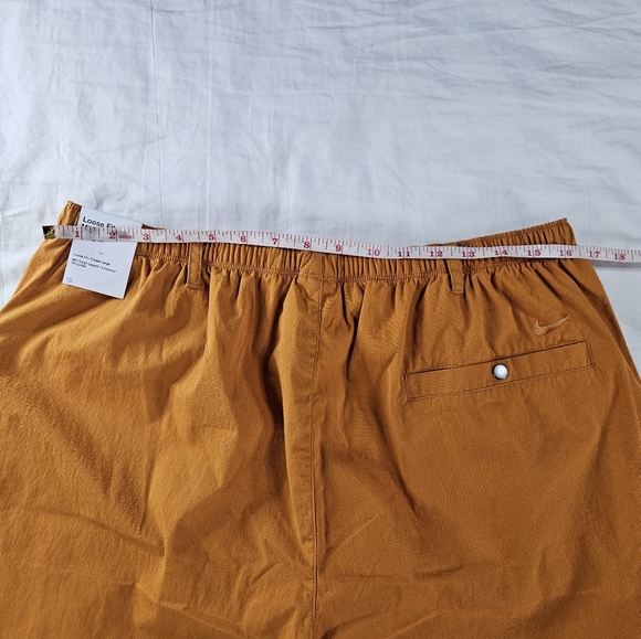 Nike Life Camp Shorts Monarch Orange FN3216 815 Men's Size Large - Picture 6 of 7